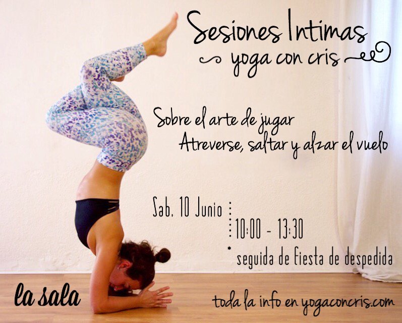 Sesiones Intimas Workshop Yoga con Cris Madrid